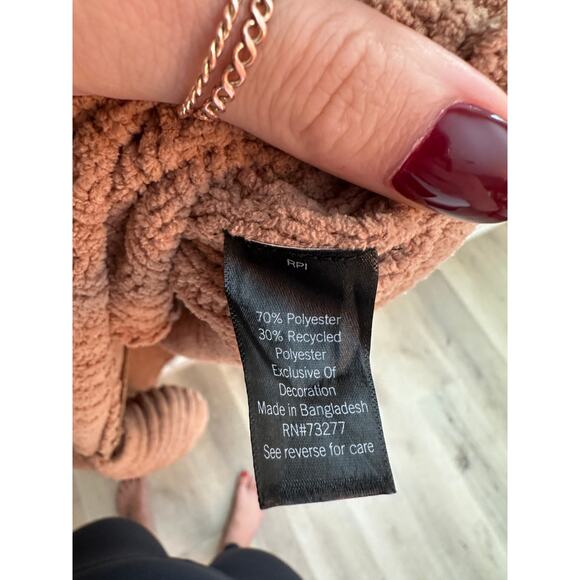 FLX Ribbed Knit Funnel Neck Zip-Up Jacket – Size XS/S-M - Picture 3 of 4